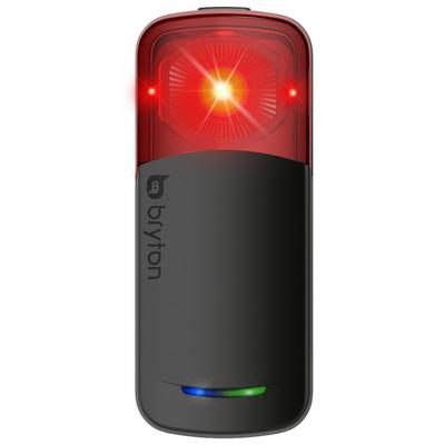 Велосипедный радар-задний фонарь Bryton Gardia R300L, обнаруживает приближающиеся сзади транспортные средства на расстоянии до 190 м, включает функцию стоп-сигнала, и