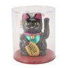 4in Solar Lucky Fortune Cat with Waving Arm Solar Powered Feng Shui Lucky Cats Lucky Beckoning