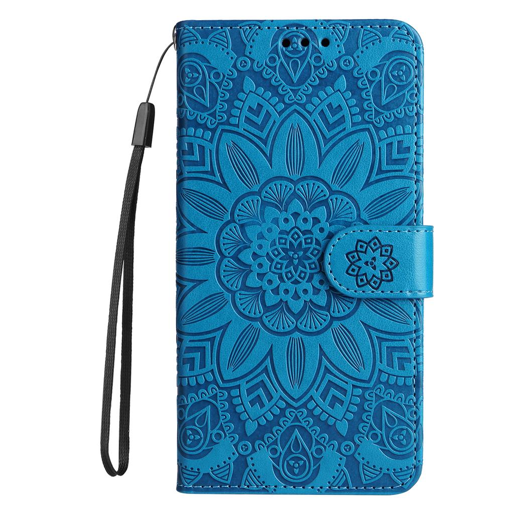For Xiaomi 14T Case Sunflower Imprint Leather Wallet Phone Cover