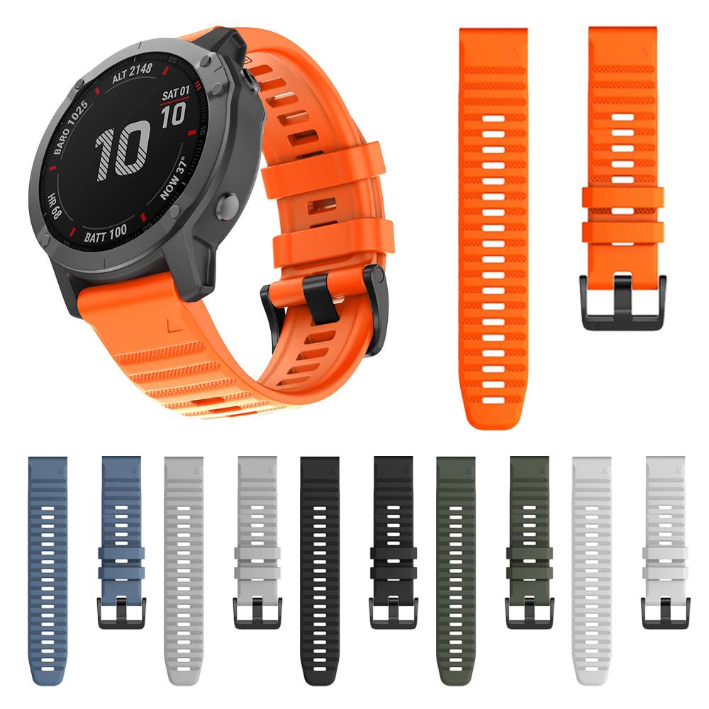 Быстросъемный ремешок 22 мм 26 мм для часов Garmin EPIX Fenix 7X 7/6 6X Pro/5 5X Plus 3 3HR Силиконовый ремешок Fenix6 Часы Легкозаменяемый ремешок на запястье