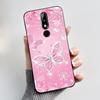 Силиконовый чехол для Nokia X5 X6 5.1 plus 6.1 plus Чехол для телефона Роскошная Мода Бабочки Цветы Мягкий Тонкий Черный Желе Чехол