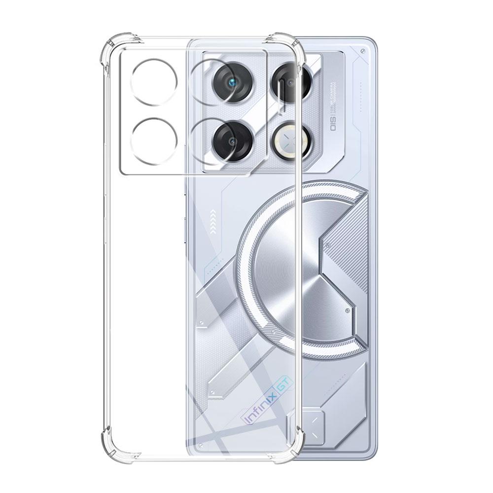 Для Infinix GT 20 Pro 5G Чехол Прозрачный Противоударный Силиконовый Мягкий Чехол для Телефона на Infinix GT20 Pro X6871 Прозрачная Задняя Крышка Защита Funda