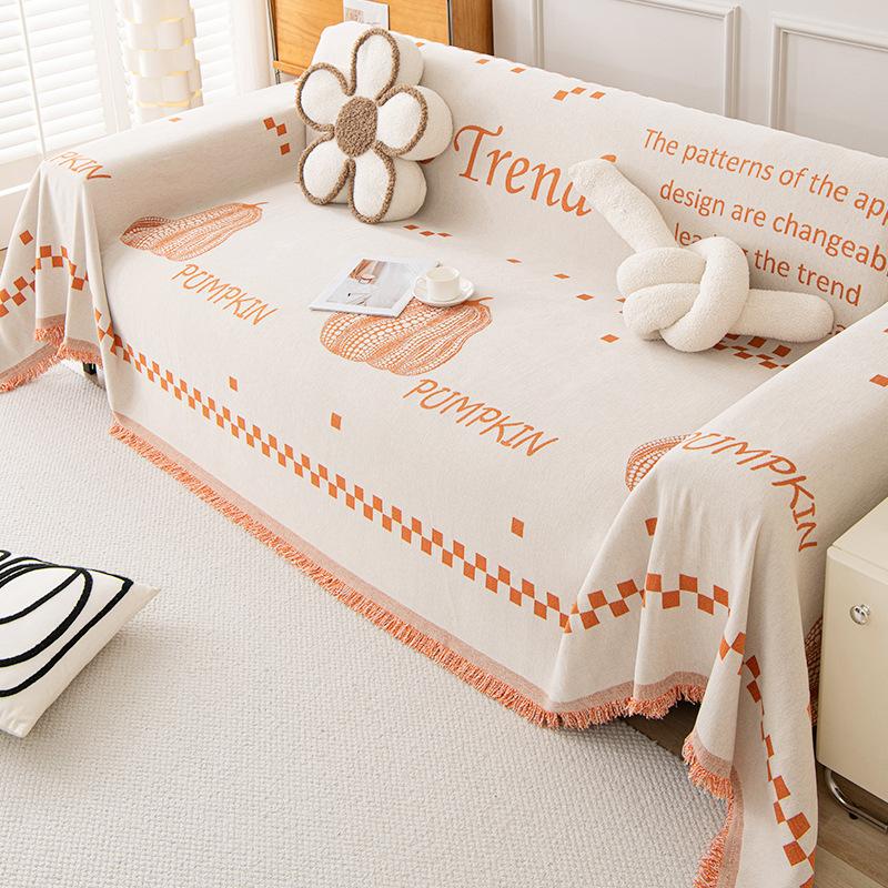 Premium Feel Chenille Sofa Cover Cloth Towel Four Seasons Universal Sofa Cover All Inclusive Universal Cover Anti Cat Scratch Anti-slip Cover Blanket