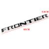 3D эмблема крышки багажника Frontier буквы задний значок багажника наклейки наклейки накладка отделка Для автомобильных аксессуаров экстерьера