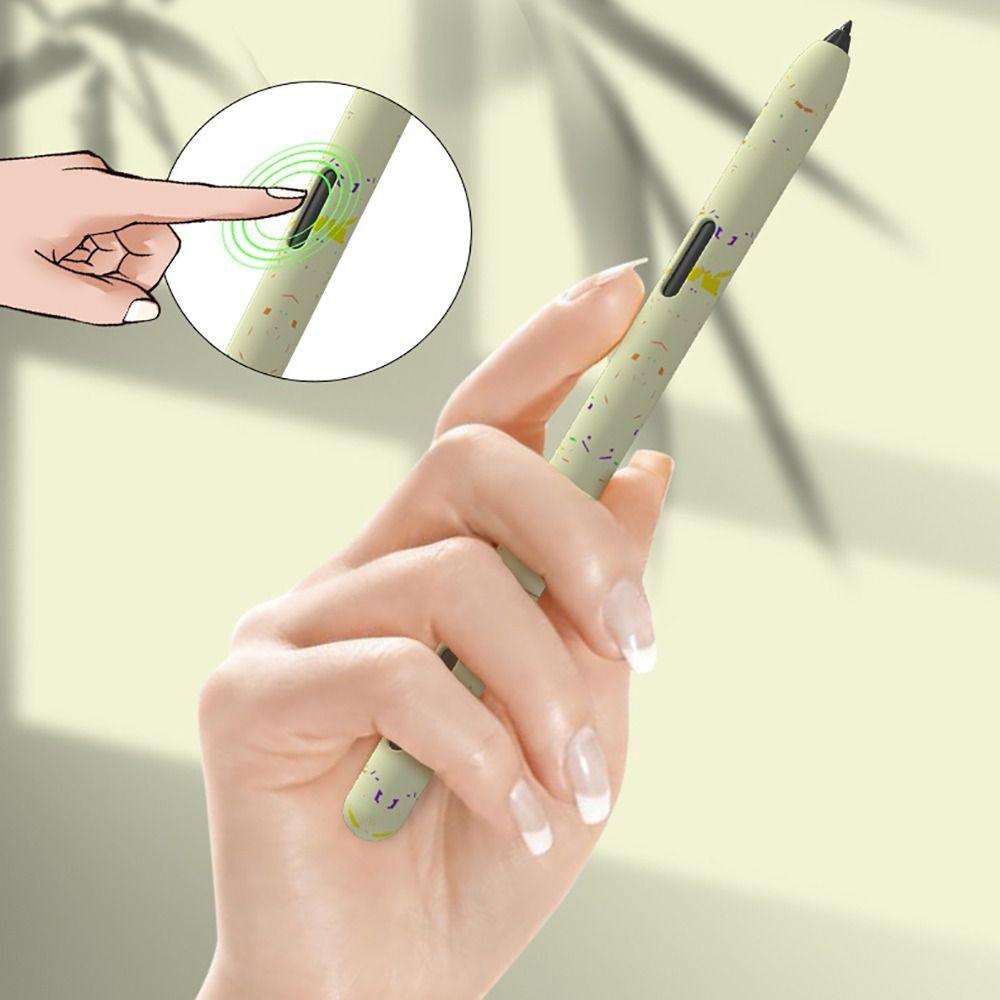 Silicone Tablet Touch Pencil Case Luminous S Pen Sleeve for Samsung Galaxy Tab S7/S8/S9 Plus Ultra