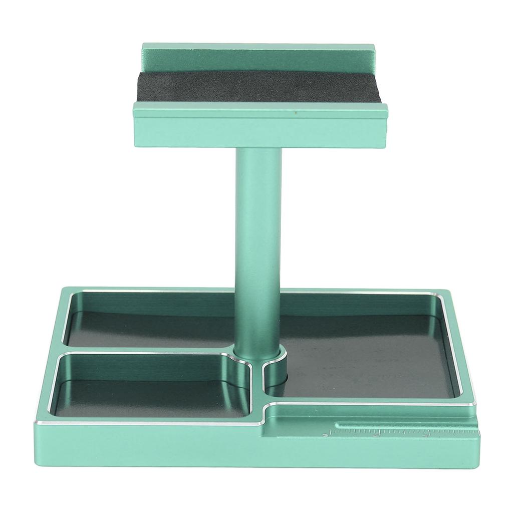 RC Work Stand Aluminum Alloy RC Car Repair Workstation Kit with Magnetic Screw Trays for SCX24 118