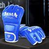 Перчатки для бокса с полупальцами, защитные перчатки для кикбоксинга из полиуретана, устойчивые к разрывам, дышащие, для спортивных принадлежностей