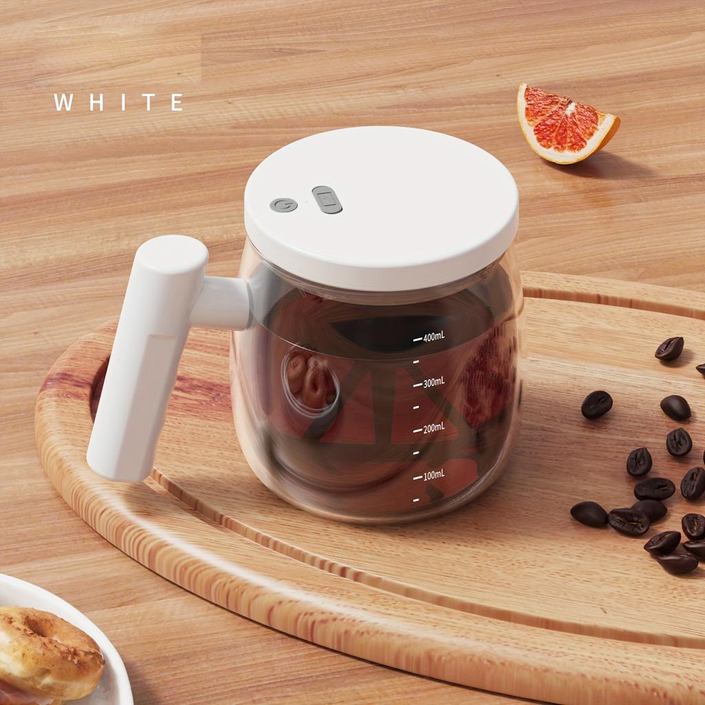 Self Stirring Coffee Cup 400ml Electric Stirring Mug Self Mixing Mug Glass Waterproof Automatic Electric Protein Powder Mix Cup