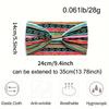 Широкие повязки на голову Boho, эластичный принтованный платок на голову, новая мягкая бандана для йоги