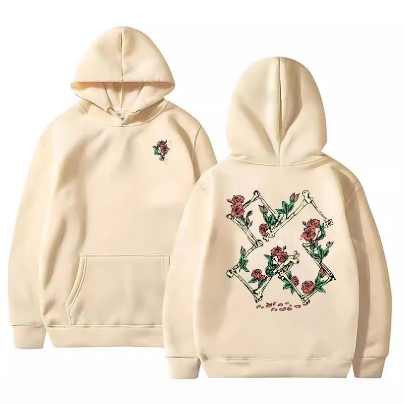 Толстовка с капюшоном Proteus Boy с принтом роз и бабочек весна-осень свободный топ мужские и женские флисовые толстовки и свитшоты унисекс