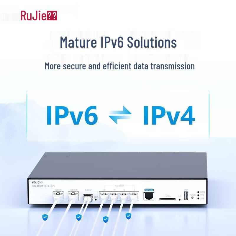 Многосервисный маршрутизатор доступа для предприятий Ruijie RSR10-X-07L