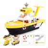 Дети детская игрушка Моделирование Трек Инерционная Лодка Литые Модели и Транспортные Средства Модель Корабля Машина для мальчиков