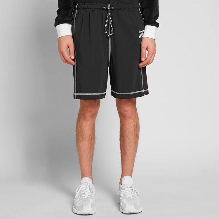 adidas originals x alexander wang Crossover Logo Retro Casual Shorts Black Men's DT9497