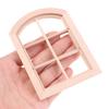 1:12 Dollhouse Miniature Wooden Arched Window Model Furniture Accessories