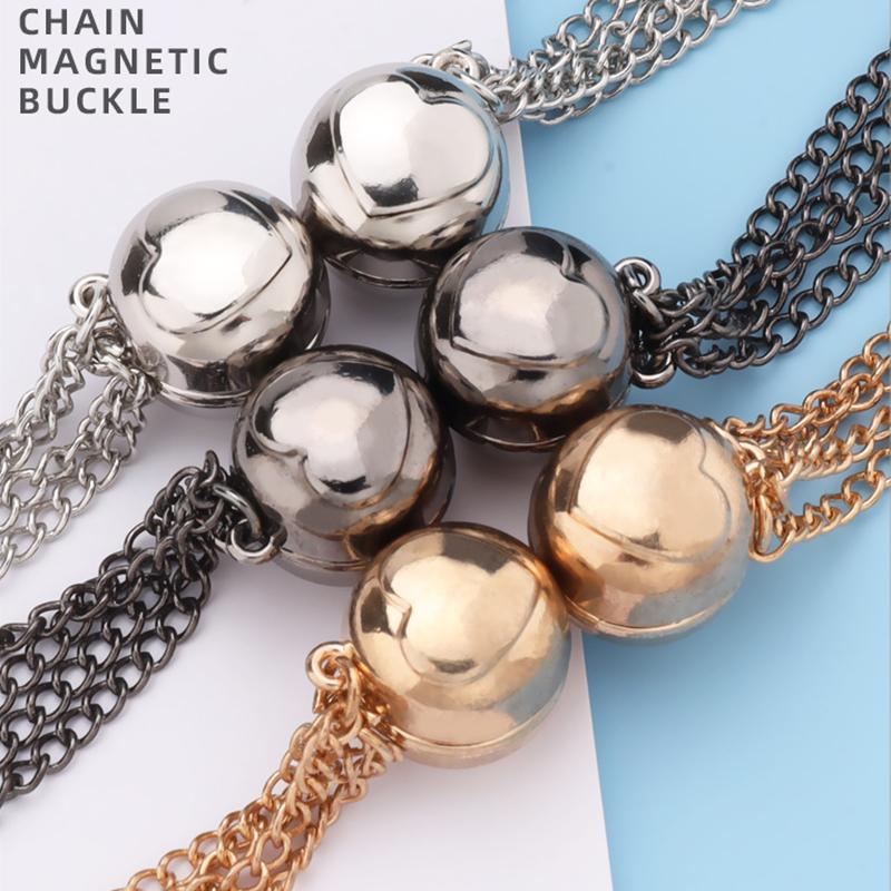 1шт магнитная пряжка цепи брюки нога фиксатор зажим фиксированная магнитная пряжка аксессуары для одежды