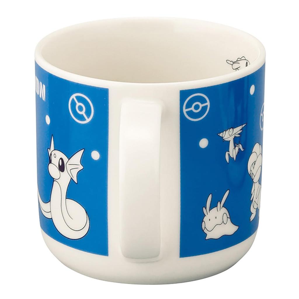 Кружка Yamaka Shoten Большая 9 x Дракон Тип Покемон Серия "Покемон", Прибл.. 8 см, 350 мл, Дизайн, Мерчандайз, Посуда, 3, Синий, PM272-11