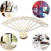 1-10 Numbers Wooden Table Stick Cards Set with Base Wedding Party Decor Stand