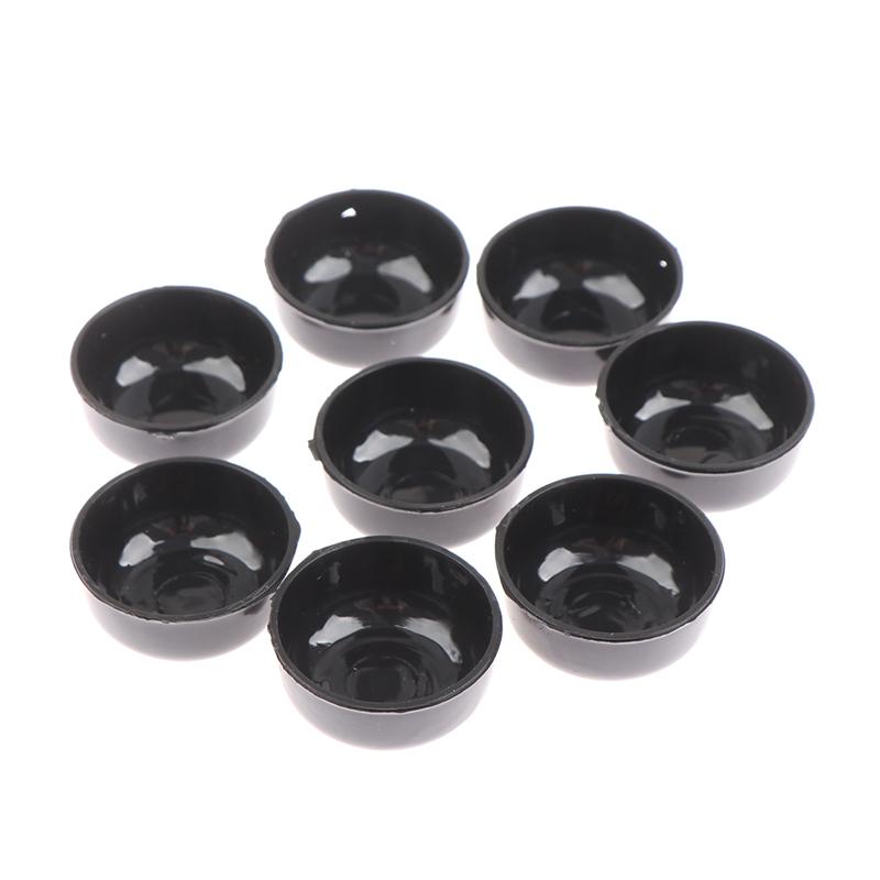 10Pcs Miniature Bowl Dish Round 1/12 Scale Doll House Kitchen Dinning Accessory