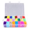 24 Color Fuse Beads Set 5mm Fuse Beading Kit with Pegboards Set Art Crafts Toys for Kids