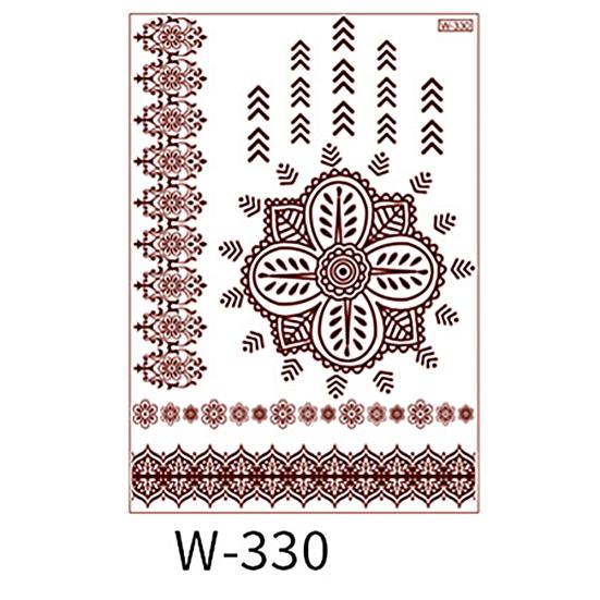 Водонепроницаемая кружевная геометрическая татуировка-наклейка, колье для вечеринки, временная наклейка для тела