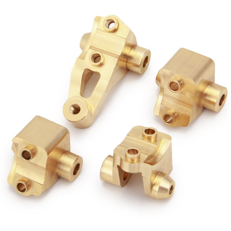 AXSPEED 45g Heavy Duty Brass Axle Lower Shock Suspension Links Stand Mount for TRX-4 1/10 RC Crawler Car Model Upgrade Parts