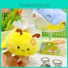 Playful Plush Keyring Of Bee Transforming Into Shark And Turtle Perfect For Keychain Collectors