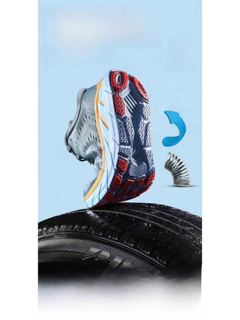 Мужские дышащие кроссовки для бега на открытом воздухе из жаккардовой сетки, нескользящая легкая подошва