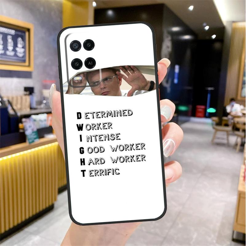 Dwight the office Jim Makes Case For Oppo A5 Pro A15 A17 A57 A77 A60 A80 A40 A18 A38 A58 A78 A98 A96 A76 A16 A94 A74 A54