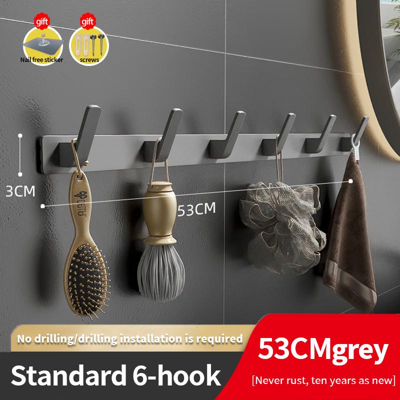 YUNJIEYA Черно-белые Дверные Крючки Крючок Для Одежды Вешалка Полка Органайзер Полка Для Хранения Душевая Стена Вешалка Кухня Аксессуары Для Ванной Комнаты