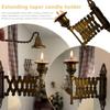 Extending Taper Candle Holder, Vintage Expanding Taper Wall-Mounted Piano Candle For Home Sconc Z4P0