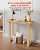 91.5 cm Console Table, Modern Desk Behind the Couch, Wooden Rectangle Entrance Desk, Narrow Long Sofa Table Accent Stand, Ideal for Hallway, Bedroom,