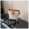 IELGY Ladies Messenger Bag Canvas Summer Fashion Bucket Bag
