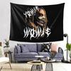 Bray Wyatt The Fiend Tapestry Decoration Art Aesthetic Tapestries for Living Room Bedroom Home Wall Cloth Wall Hanging