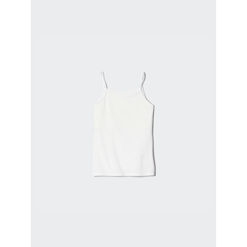 Uniqlo Японский женский топ Air Rhythm из хлопковой смеси с двойной грудью