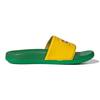 Детские шлепанцы LEGO x Adidas Adilette Comfort Желто-зеленые GV8233