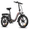 FAFREES F20 Adult Electric Bike 250W Brushless Motor 36V18Ah High-Capacity Battery Multiple Color Options, Compact Commuter E-Bike