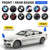 BAAJ1 Car Front Hood Badge Rear Trunk Sticker & Car Wheel Badge Sticker For BMW X3 X5 X6 E30 E38 E39 E46 E60 E61 E90 E91 E92 E93 M3