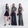 Женский вязаный безрукавный жилет VERO MODA в ретро-стиле с цветовыми блоками