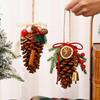 Christmas Pine Cone Hanging Ornaments - Door, Tree, Car, & Wall Decor