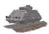 Scale German Steyr Heavy Armored Train with Panzer III Turret and 360mm Track Plastic Model TMOTK6073 T-Model 1/35 s.Sp. N-Type Set, Kit,