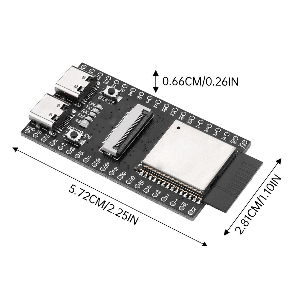 Плата разработки ESP32-S3 N16R8 CAM Модуль последовательного порта в WiFi+Bluetooth Камера OV2640/OV3660/OV5640 Двойной Type-C ESP32-S3-CAM