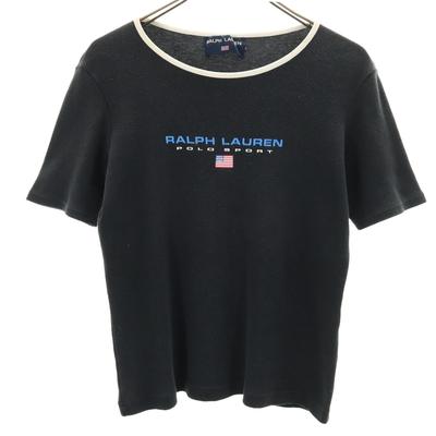 Ralph Lauren Сделано в Японии Короткий рукав Крой L Серия Black Женский Б/у