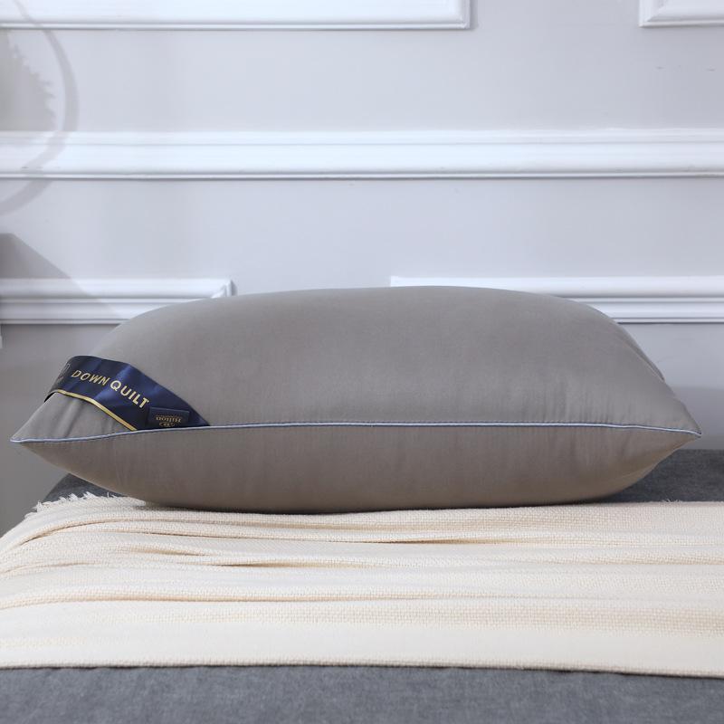 100% хлопок Hilton однотонные производители домашних подушек Прямая подушка 5-звездочная подушка для отеля Вакуумная компрессионная упаковка