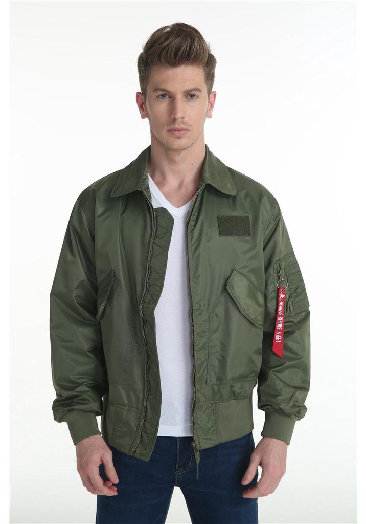 DAFEILI Американская пилотская куртка CWU-45P - Модная мужская бейсбольная куртка в стиле ВВС для весны и осени.