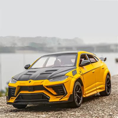 1:24 Lamborghini URUS внедорожник модифицированная версия литая модель автомобиля из металлического сплава звук и свет инерционный механизм семь дверей коллекция детские игрушки мальчики подарок