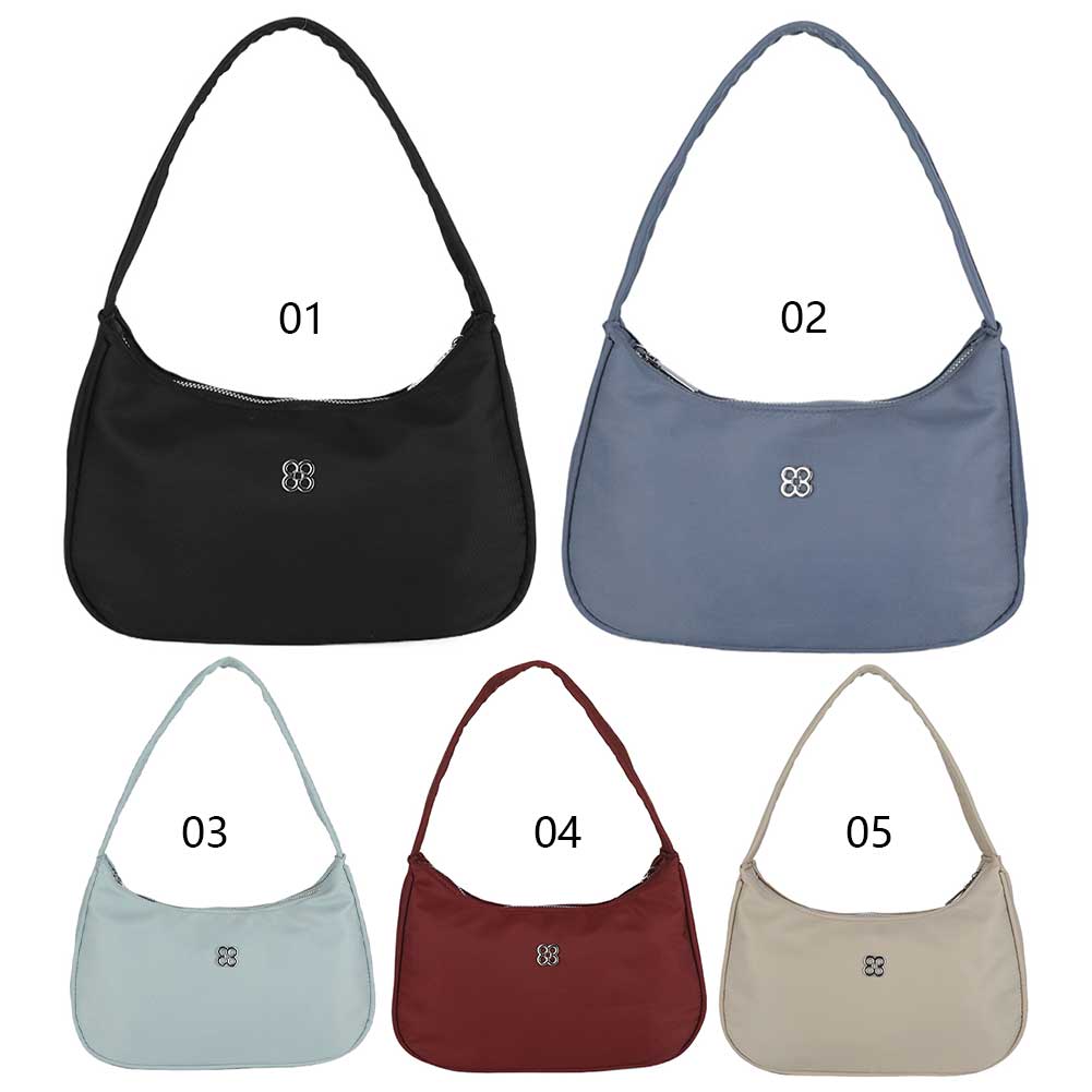 Women Stylish Armpit Bag Solid Color Simple Underarm Bag Simple Tote Handbag Zip Closure Chic Hobo Bag Party Vacation Bag
