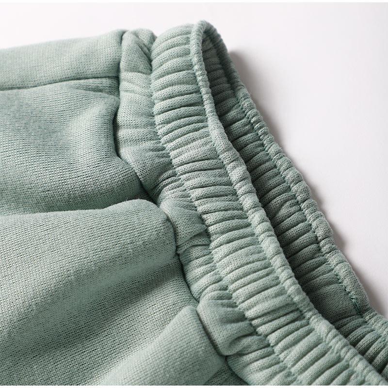 S-XXL женский утолщенный модный повседневный костюм, свитер на молнии, брюки, комплект из двух предметов