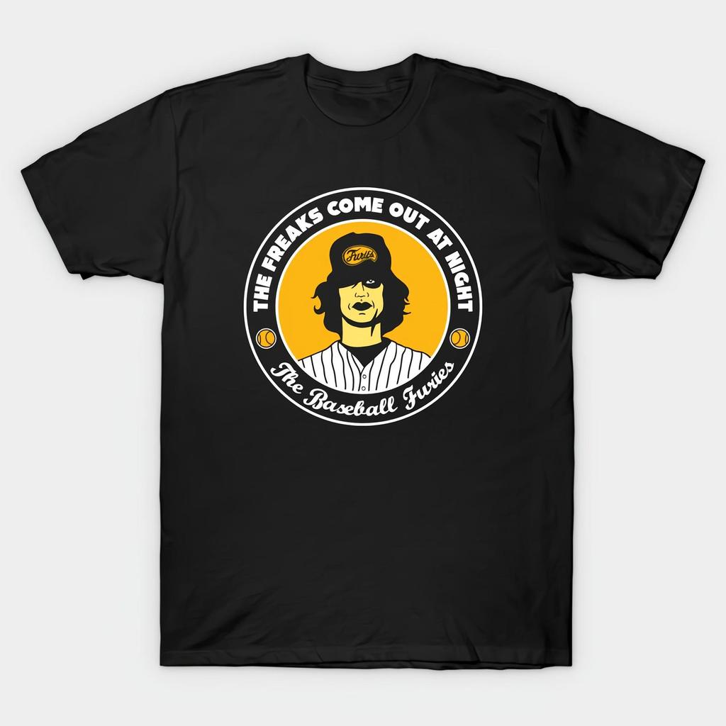 Baseball Furies - The Warriors Black T shirt Size S-4X Casual