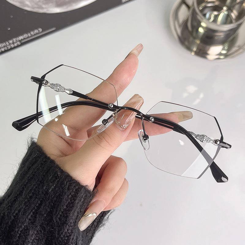 Премиальные безободковые очки для чтения с защитой от синего света: Сверхлегкие, Модные, Высокой четкости, С защитой от усталости для пресбиопии