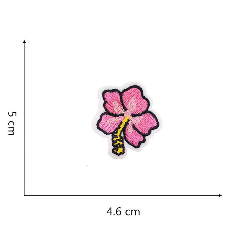 Вышитая нашивка на ткани: Дизайн перьев кактуса для ремонта одежды и брюк